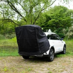 다잡 차박 도킹텐트 2분 꼬리텐트 모던블랙 L 기본형