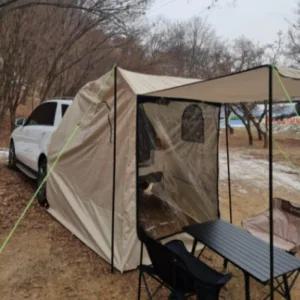 다잡 감성캠핑 차박텐트 기본형 우레탄창 크림베이지