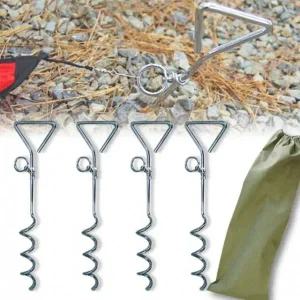 캠핑 텐트 모래 샌드팩 해수욕장 돼지꼬리 스크류팩_23368699