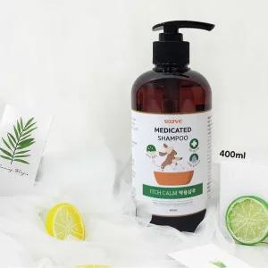 강아지 가려움 피부진정 국산 약용샴푸 애견목욕 냄새 기능성 모질