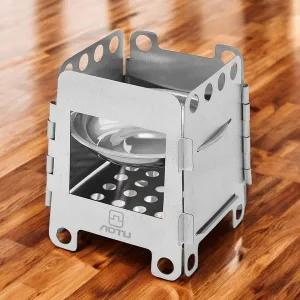 캠핑휴대스토브 게더릭 캠핑 접이식 우드 스토브 (9x9cm)