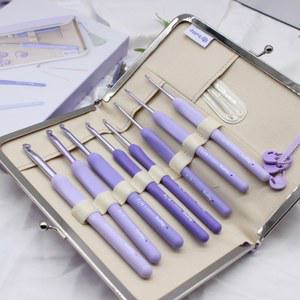 튤립 에티모 무라사키 뜨개질 TEM 001 세트 라벤더 코바늘