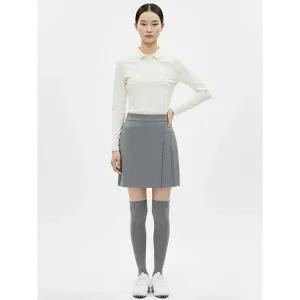 [하프클럽/샵앤]국산 여성 부분주름 골프 속바지 미니 스커트 NS-WSK-20852-그