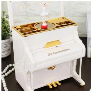 위플 피아노 위드 발레리나 오르골 멜로디 뮤직박스 오르골 인테리어소품