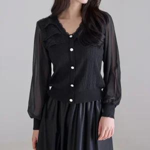 레이스 시스루 블라우스_M2511BL621C