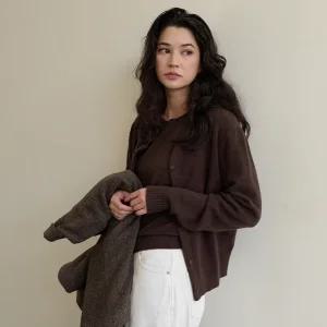 [제작] 유즈 니트 나시 가디건 세트 84540 빅사이즈 여성의류