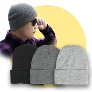 고급 비니 롱 겨울 방한모자 3색 스포츠 등산 낚시 조깅 빵모자 따뜻한 패션 캡