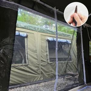 방풍도어 겨울창문 난방비닐 현관방한 텐트비닐