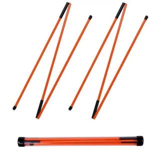 보관용이 파워큐 골프 접이식 얼라인먼트 스틱 2P