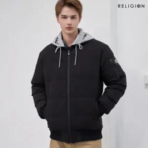 [RELIGION(릴리전)] 25FW 남성 디테처블 후드 패딩 점퍼 1종