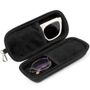 더블 안경 케이스 하드 듀얼 선글라스 지퍼 블루 TANGONO