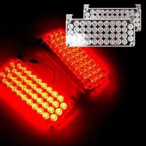 자동차LED 자동차 LED 경광등 차폭등 써치등 튜닝 12V 42발 레드