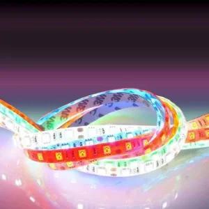 자동차 RGB 12V 조명줄 LED바 튜닝 무드등 핑크 5M led바