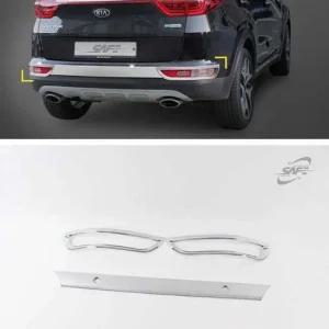 차량용품 올뉴 스포티지 리어 범퍼 몰딩 크롬 뒷 범퍼 커버