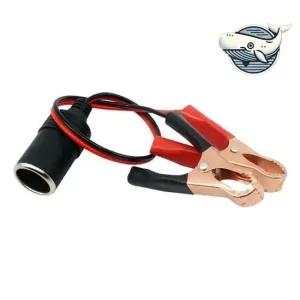 차량용 시거소켓 어스집게 연결기 1구 전선 어스집게