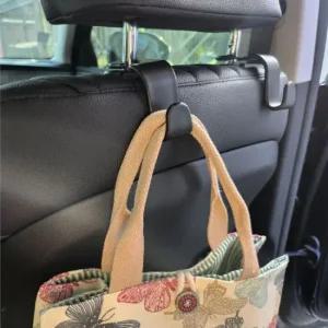 차량용행거 차량용 헤드레스트 등받이 후크 1P 블랙