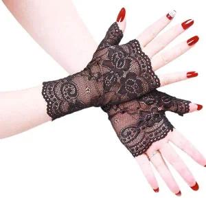 [셀러에이드]레이스 포인트 손등 커버 손목 손토시 패션토시 운전 망사토시