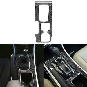 인테리어 리얼 EX 기어 하이브리드 EX-L 2015 트림과 SE 센터 프리미엄 2013 2017 스포츠 어코드 커버 변속 탄소 LX 9세대 패널 호환되는 섬유 콘솔 NVCNX 혼다 투어링 2016 카 액세서리 2014