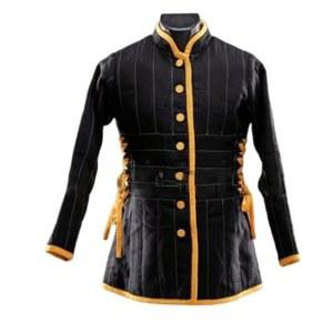 블랙 앤 옐로우 HEMA 펜싱 재킷.