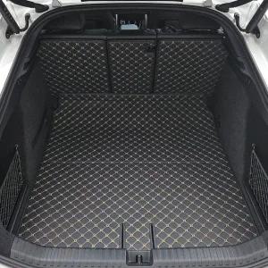 [카프트]아우디 A6 E트론 트렁크매트 프리미엄 퀼팅 가죽 용품