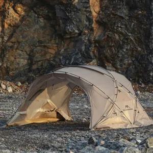 마운틴하이커 쉘터 텐트 라운드 돔 리빙쉘 베이지