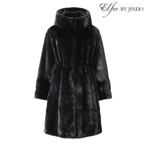 [최초가 2690000] 진도 Elfee 풀스킨 휘메일 밍크 후드 롱코트 (E8W3EC14)965127