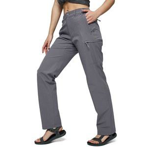 Mier 여성용 퀵 드라이 카고 팬츠 경량 등산 바지, 6 포켓, 신축성 및 방수 기능