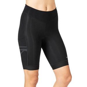 테리 바이크 반바지 여성 패딩, 여성용 하이웨이스트 사이클링 바이커 패딩 포켓 10인치 파워 압축