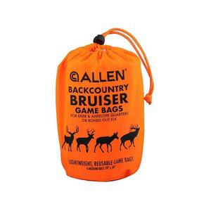 앨런 컴퍼니 백컨트리 쿼터백 - 재사용 가능, 튼튼한, 드로스트링 사냥용 고기 가방 , 카리부, 사슴용 내구성이 뛰어난 빅 게임 4팩 20인치 x 30인치