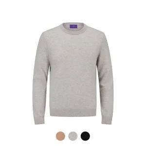 [앤드지][앤드지] 울 캐시미어 베이직 풀오버 스웨터_BZD4ER1301