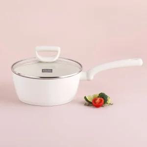 키친플라워 꾸테 세라믹 인덕션 편수냄비 18CM