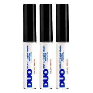 듀오 퀵셋 속눈썹 접착제 클리어 1개 - 클리어 x 3개