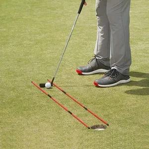 파워큐 3단 접이식 골프 얼라인먼트 스틱 2P 세트