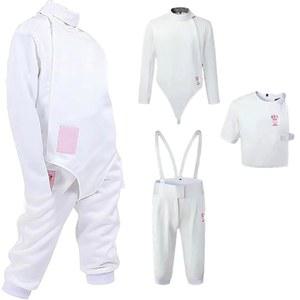 350N 펜싱 유니폼 정장, 팬츠 니커 재킷 조끼 포일 에피 세이버, 오른손 운동선수용