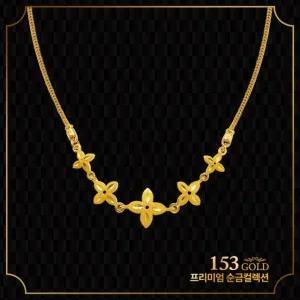 153골드 [최신]24K 순금목걸이 스타클로버목걸이 18.75g(5돈)목걸이. 999제품-기타중량 판매자검색
