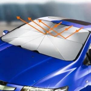 차량용 앞유리 휴대용 차박 접이식 우산형 (49YJK)