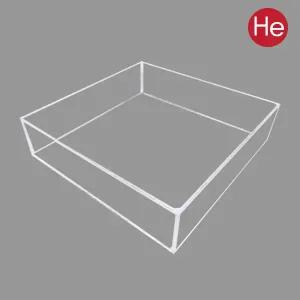 아크릴박스 20cm 케이스 투명 아크릴통 상자 선반 프론트 진열 사각형 주문제작