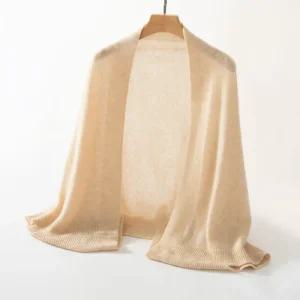 캐시미어100 숄 케이프숄 고비 어깨숄 판쵸 몽골 여성 망토 스카프  겸용