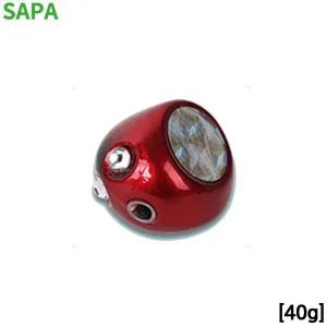 싸파 유동식 타이라바 헤드 40g 레드 2개입