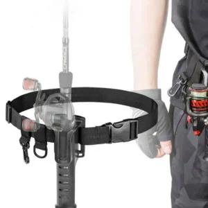 [콩심팥심]다용도 휴대용 낚싯대 허리 홀더 낚시 로드 벨트 스트랩