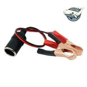 차량용 시거소켓 어스집게 연결기 1구 전선 비상용소켓