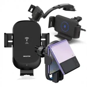 [후니케이스]스마텍 우리무역 드리온 엑티몬 차량용 무선 고속 충전 거치대