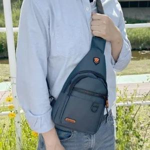 베이직 다용도 간편한 소지품 보관 수납 모던 힙색 도난방지 캐주얼 데일리 여행 슬링백