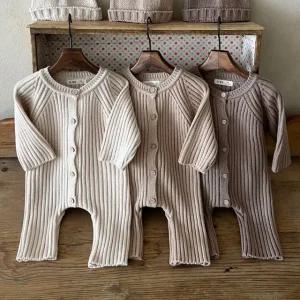 니트우주복 골지 아기옷선물 아기바디슈트 LL나인