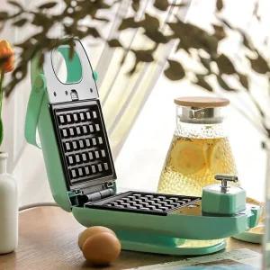 [블루마켓]가정용 트렌디한 와플 붕어빵 메이커 와플기계 와플기 미니와플메이커 간식제조기 간식메이커