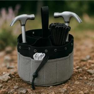 메사캠프 공구함 텐트팩 멀티 포켓 가방 그레이