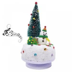 오르골 눈사람 만들기 겨울풍경 1인용 이지피아 뚝딱공작소 학습교재 신혜경쌤