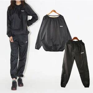 [콩심팥심]운동할 때 입는 땀복 트레이닝 세트 밴딩 헬스복