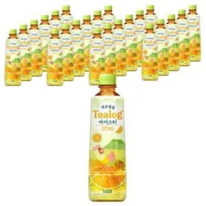 티로그 제주 청귤 아이스티 녹차 제로 500mlx24개