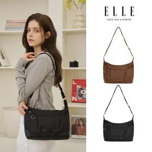 [엘르] 여성 나일론 미니 크로스백 라세느